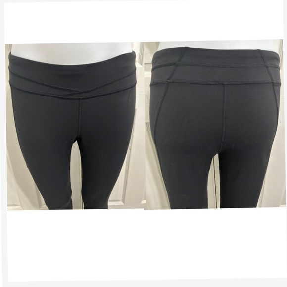 Lucy. Lucypowermax, Hathaway Collection black ankle length, yoga pants - Picture 3 of 4